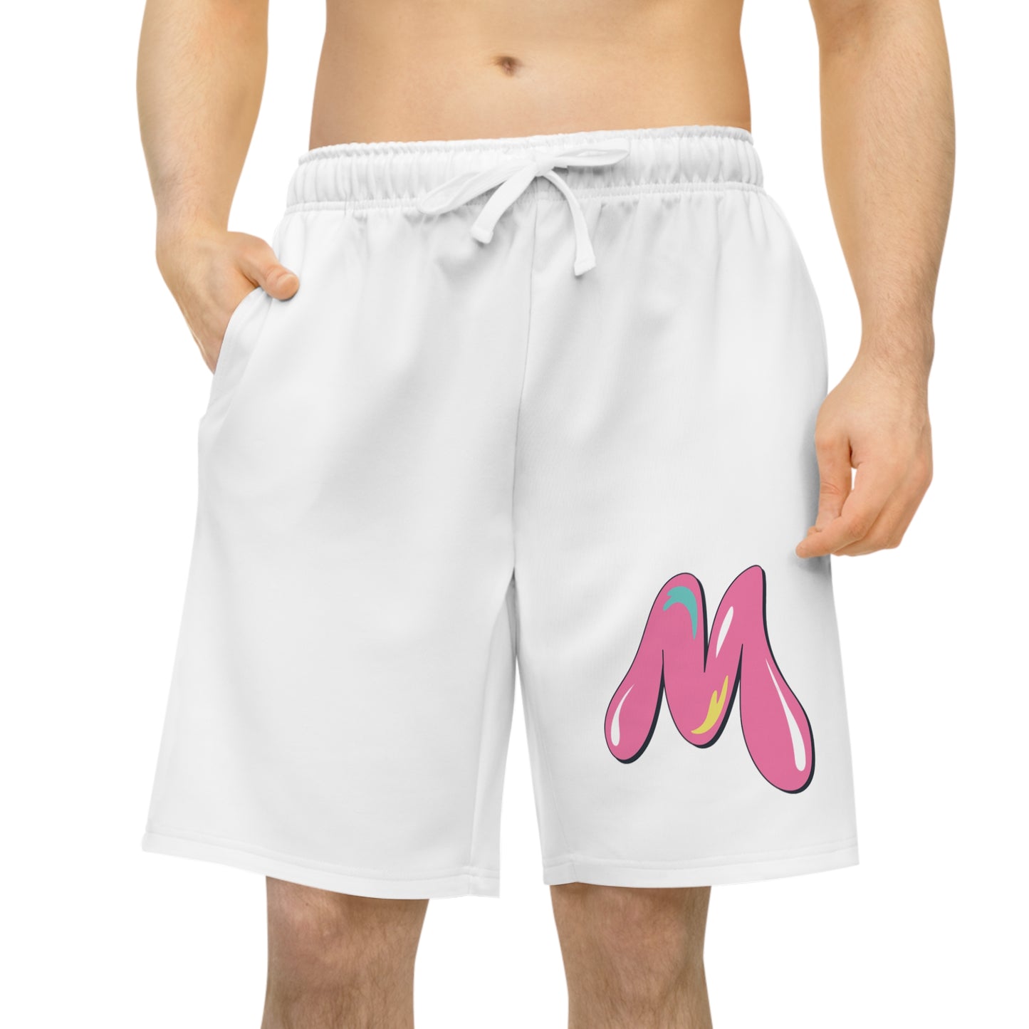 Graphic M shorts